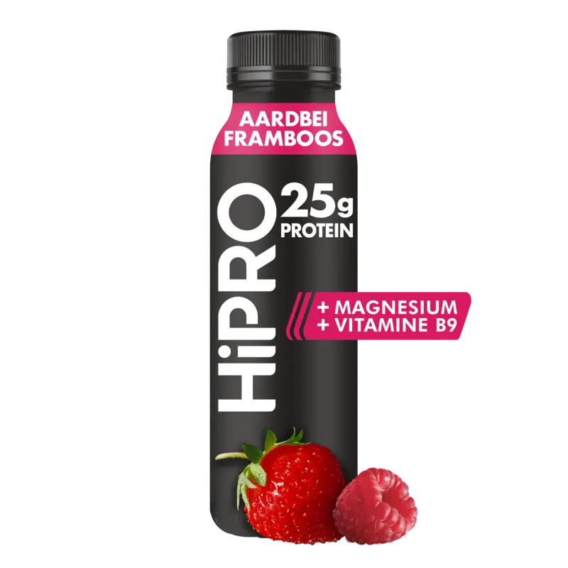 HiPRO Protein drink aardbei framboos