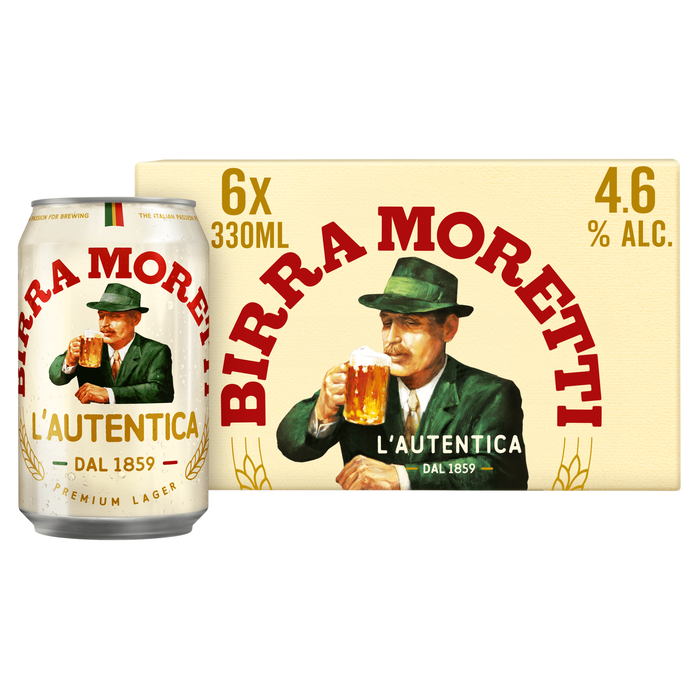 Birra Moretti L'Autentica bier