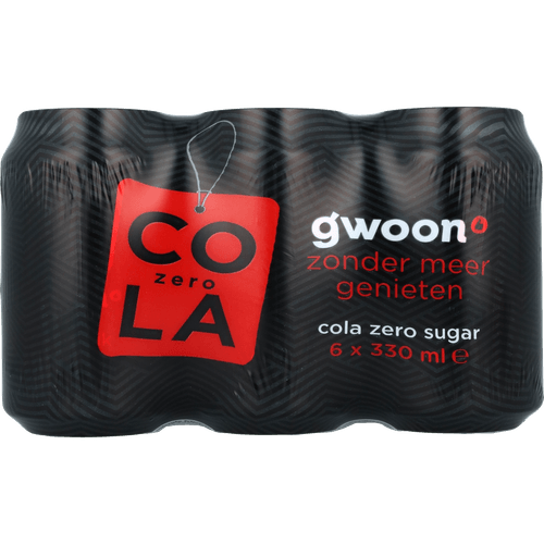 G'woon Cola zero 6x33 cl