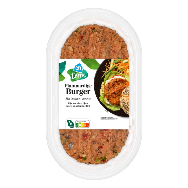 AH Terra Plantaardige burger met bonen