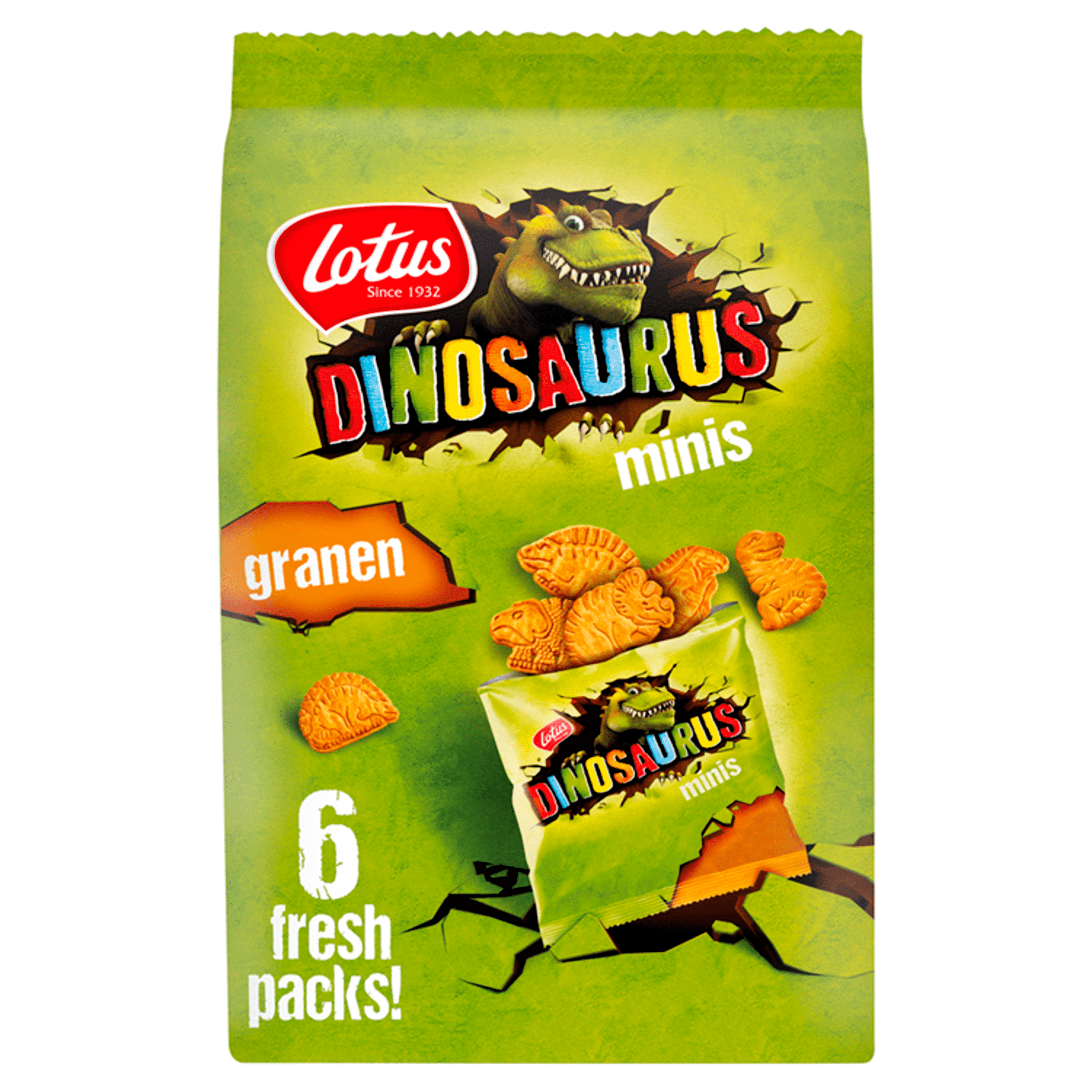 Lotus koekjes original mini dinosaurus