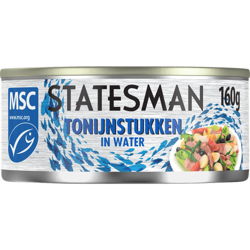 Statesman Tonijnstukken in water