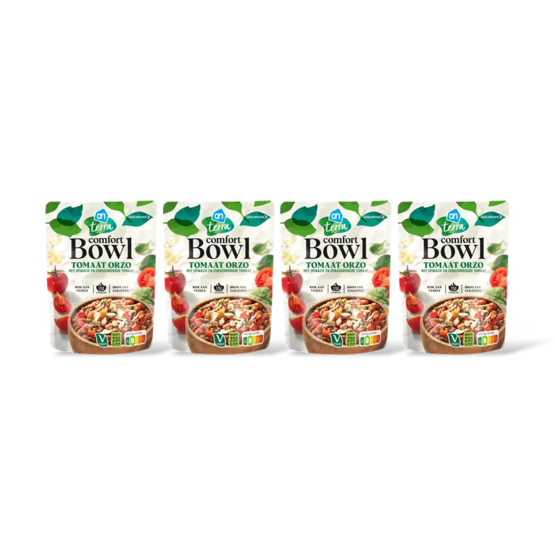 AH Comfort bowl tomaat orzo 4-pack