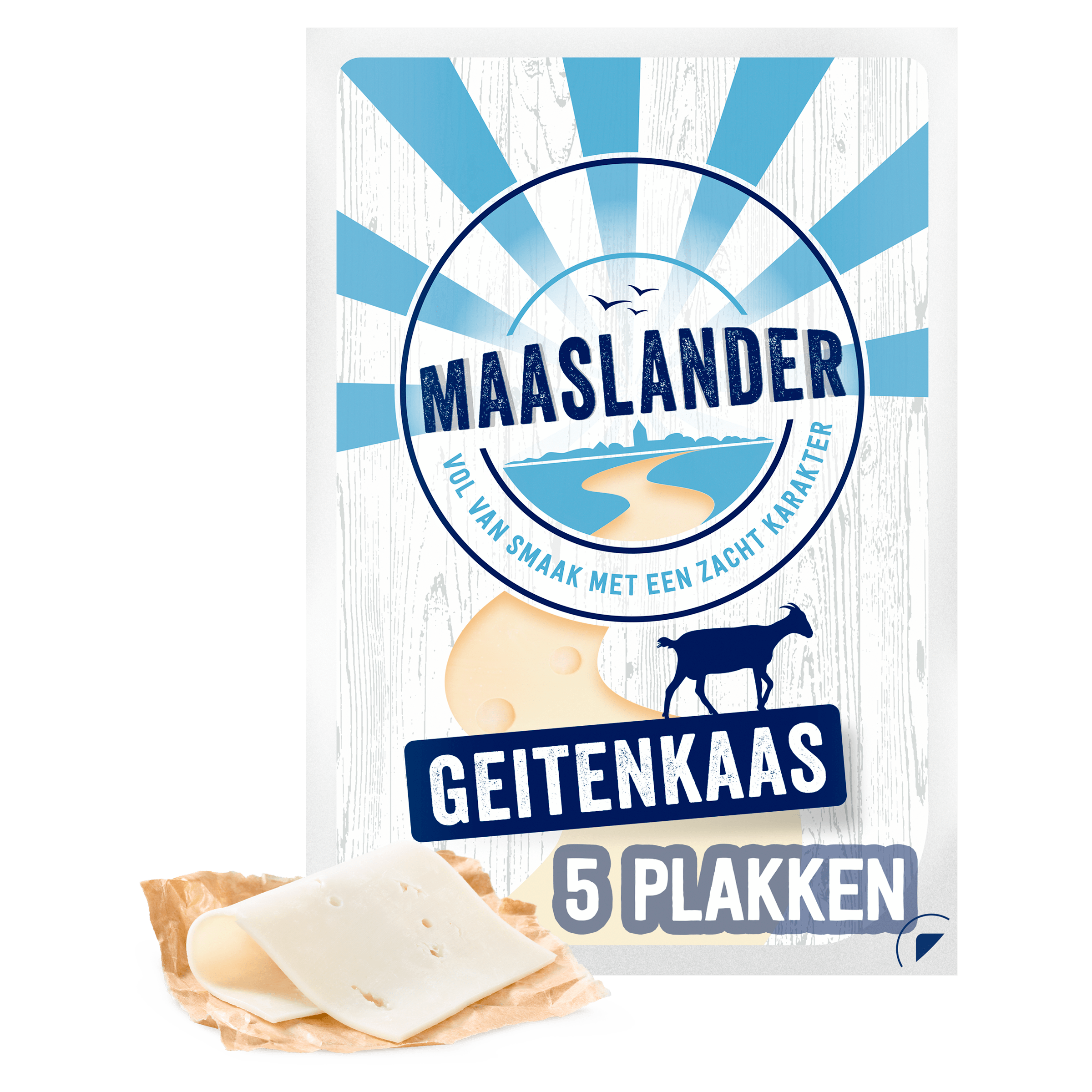 Maaslander Geitenkaas Jong Belegen 50+ plakken