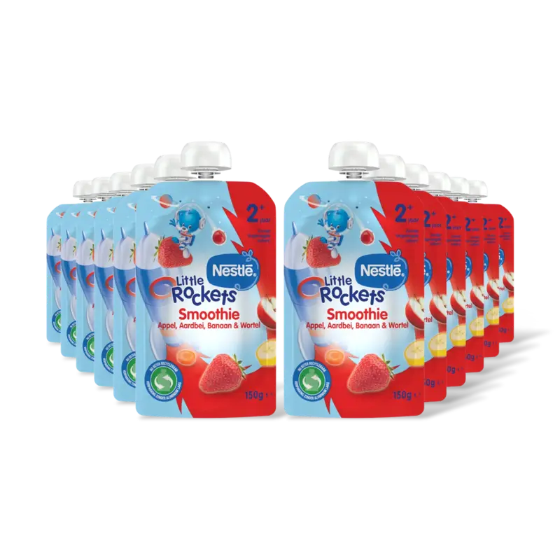 Nestlé Smoothie aardbei appel bnan wrtl 2+ 12pk