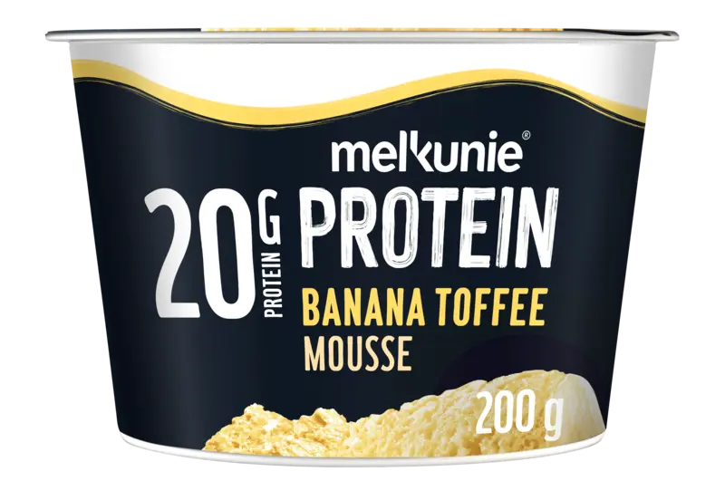 Melkunie Protein banaan toffee-smaak mousse