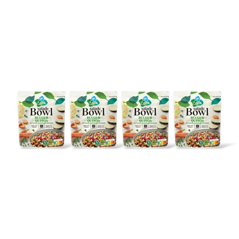 AH Salade bowl bulgur quinoa 4-pack