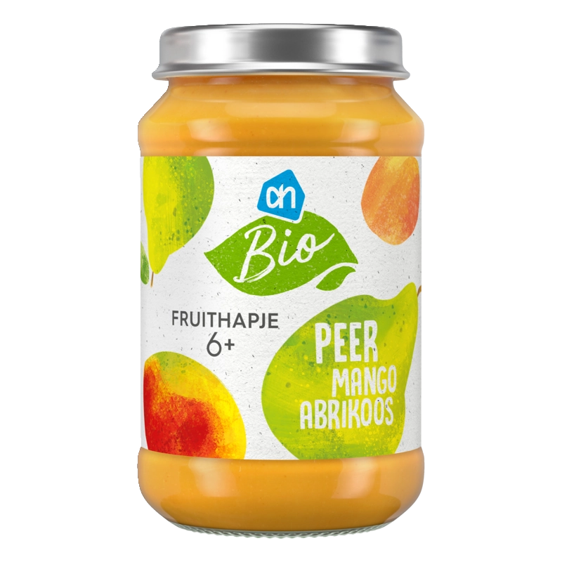 AH Biologisch Fruithapje peer mango abrikoos 6m+