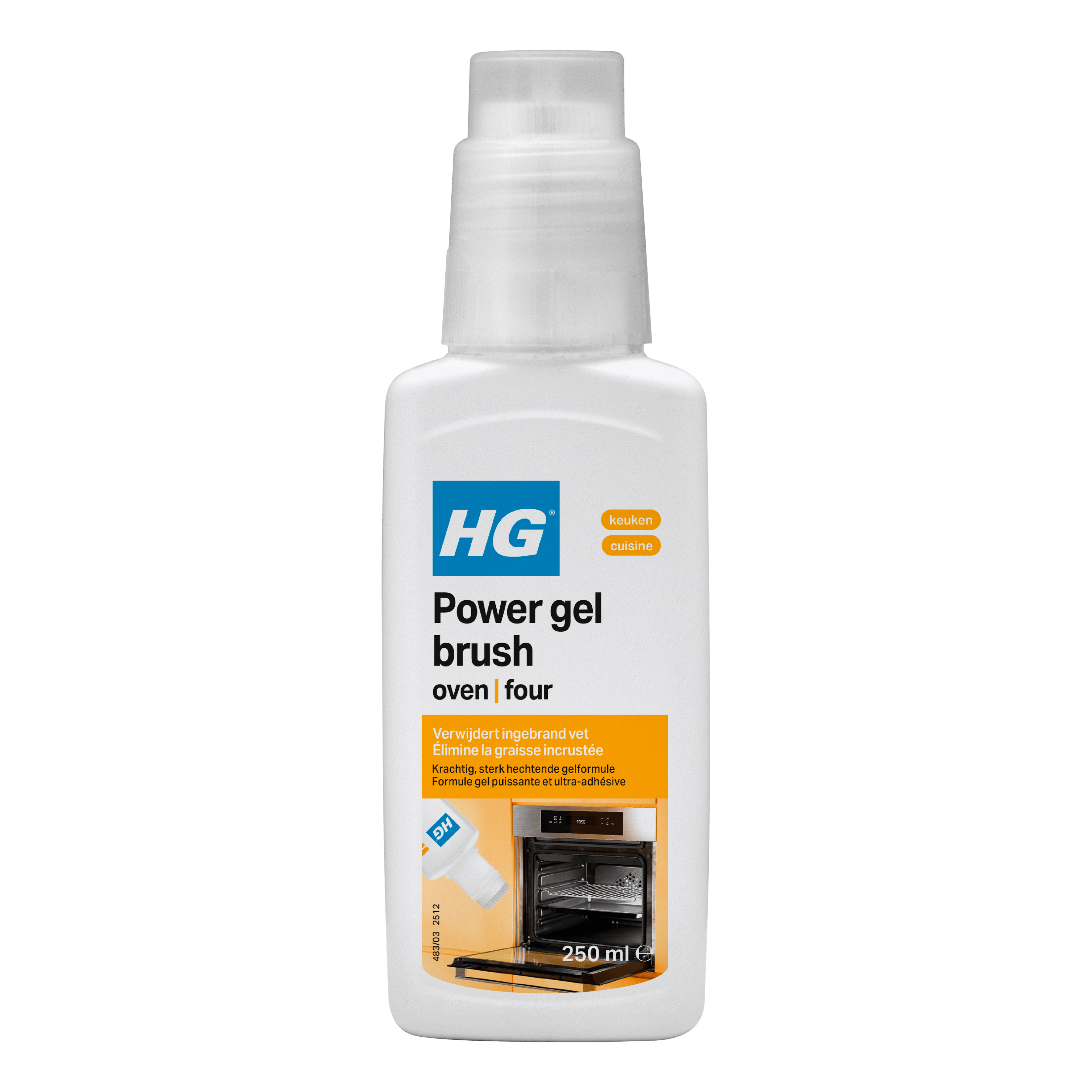 HG Oven power gel borstel