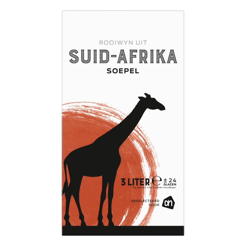 AH Soepele Zuid-Afrikaanse wijntap rood
