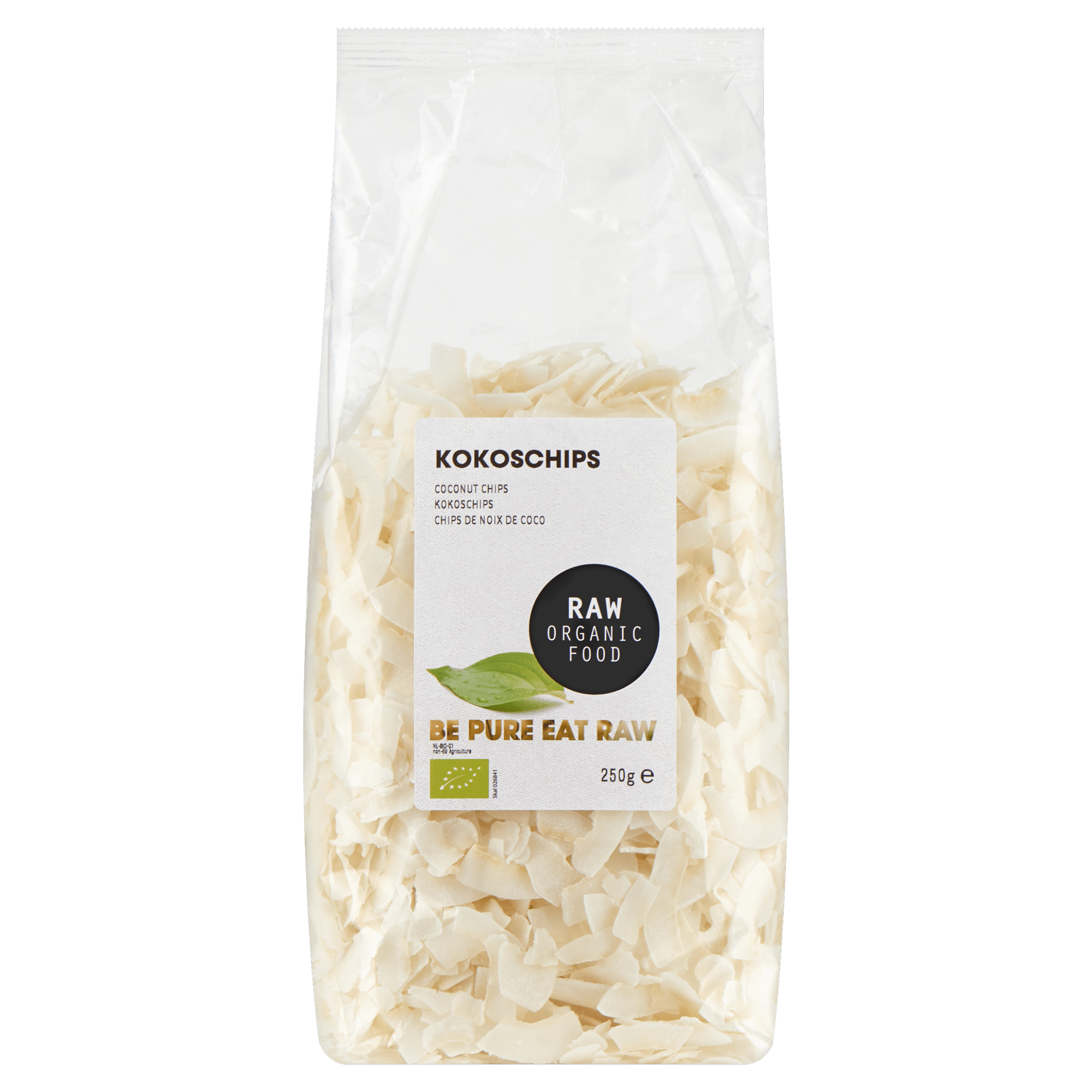 Raw Organic Food Kokoschips
