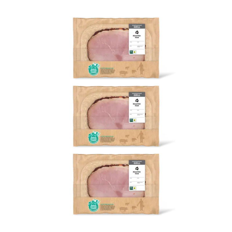 AH Roasted ham 3-pack