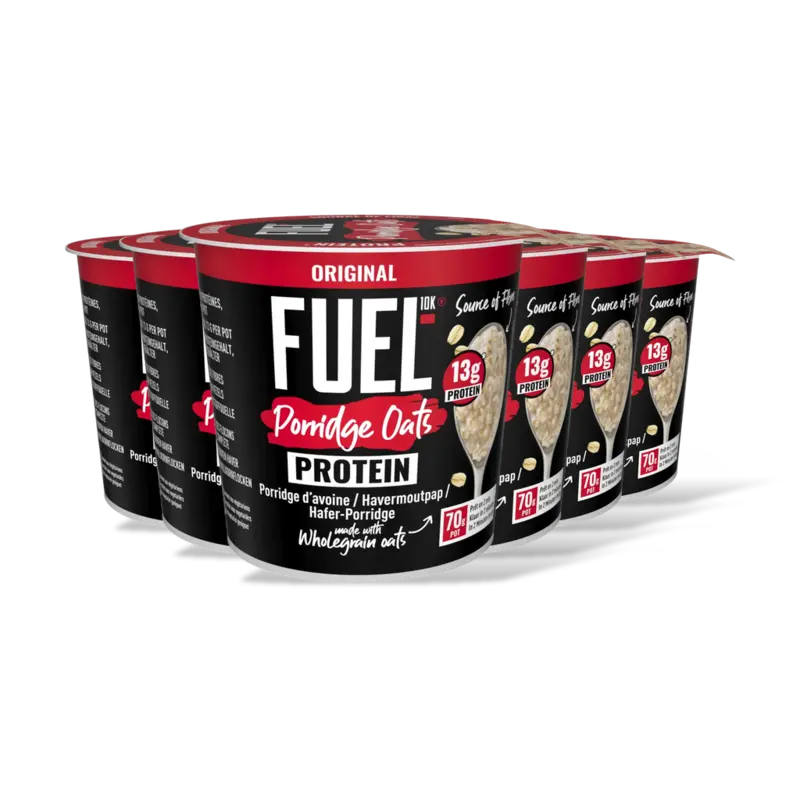 Fuel10K Porridge Oats Pot Original 6-pack