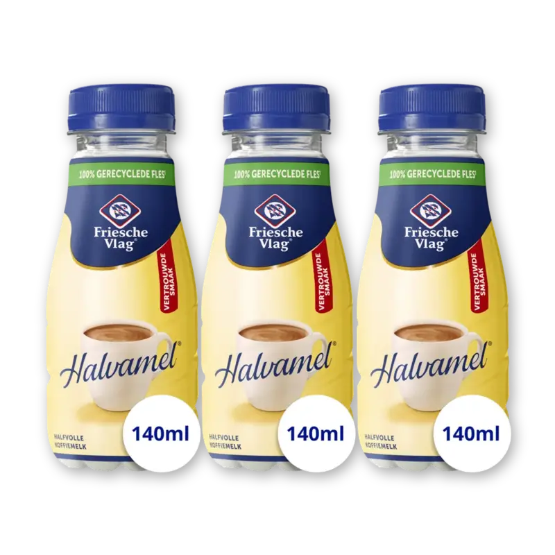 Friesche Vlag Halvamel 3-pack140ml