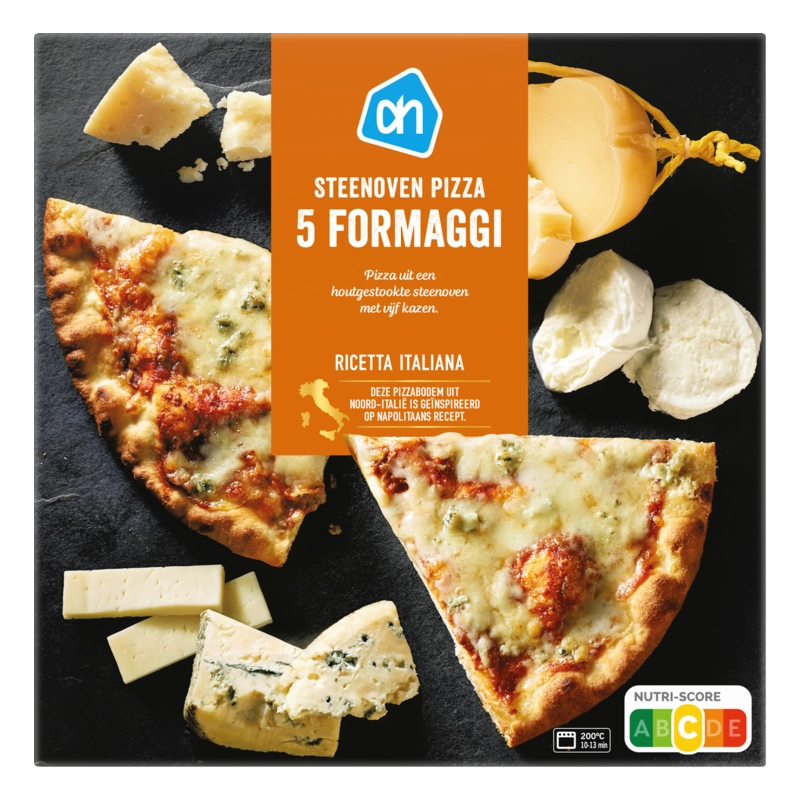 AH Steenoven pizza 5 formaggi