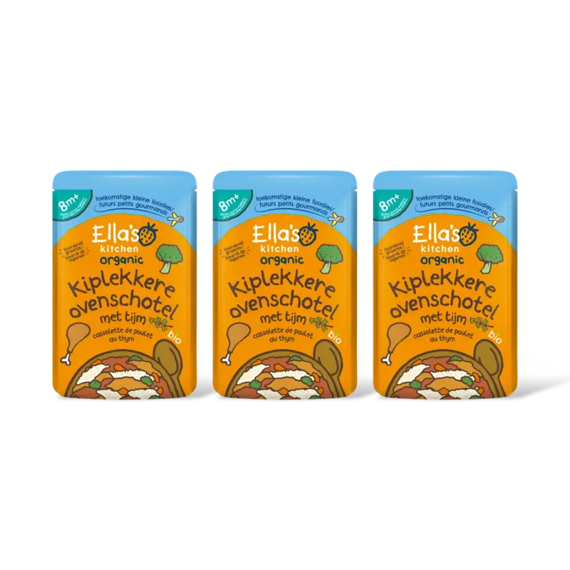 Ella's kitchen Kiplekkere ovenschotel met tijm 8m+ 3-pk