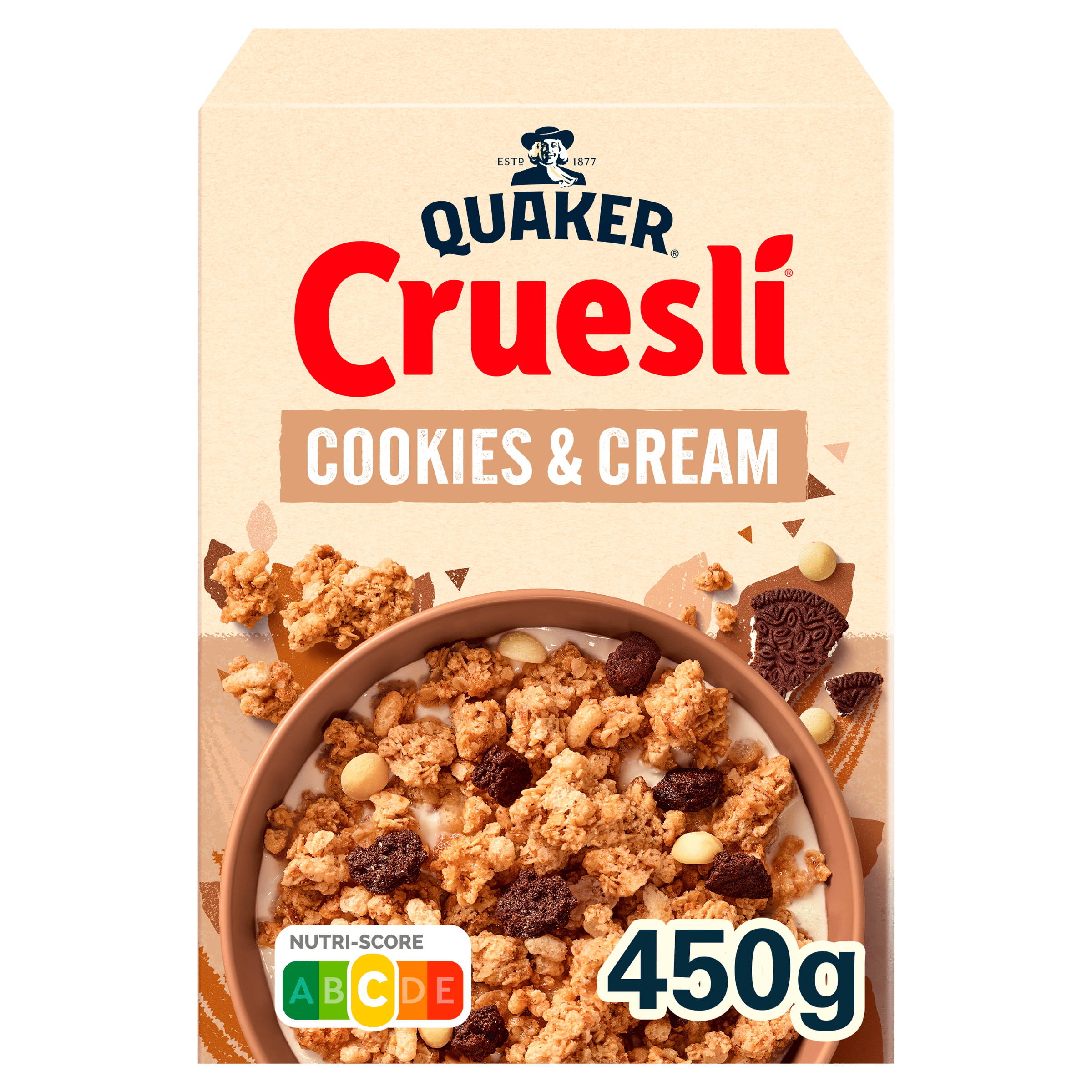 Quaker Cruesli cookies & cream