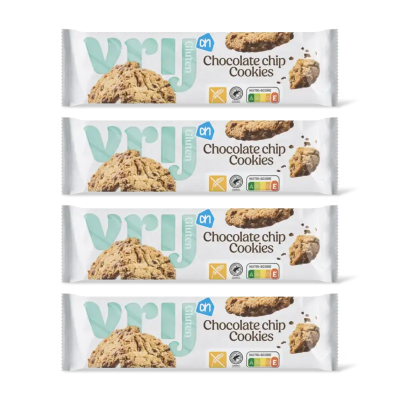 AH Glutenvrij Chocolate chip cookies 4-pack