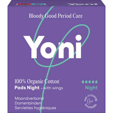 Yoni Maandverband Night with Wings 7 Stuks