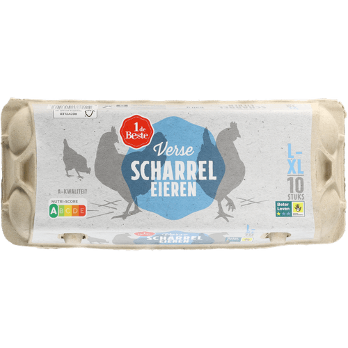 1 de Beste Scharreleieren wit l-xl
