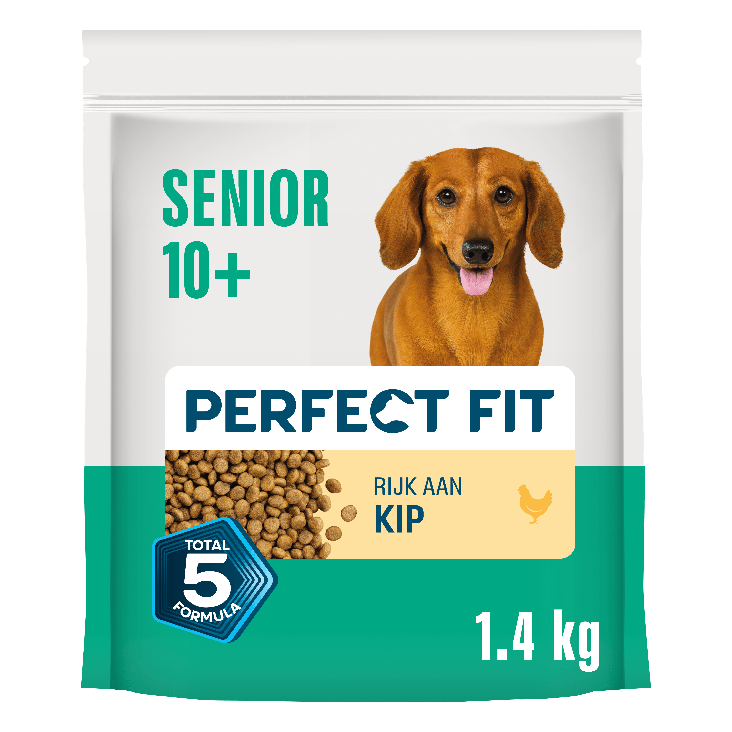 Perfect Fit Senior Mini Hondenbrokken Kip