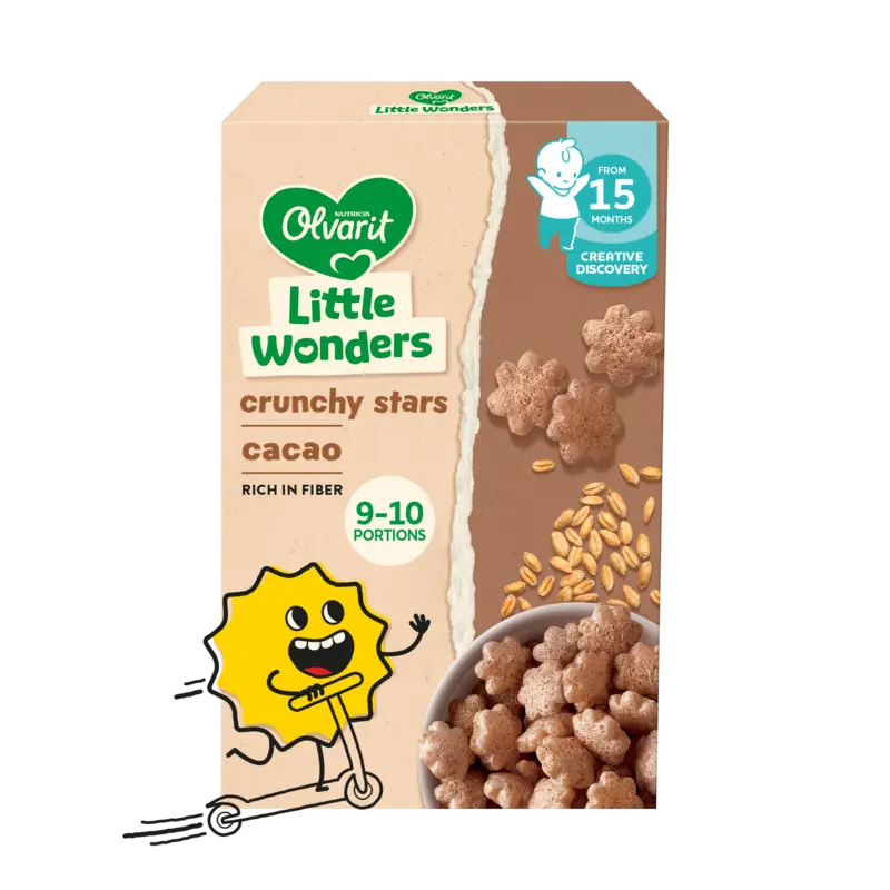 Olvarit Peuter crunchies cacao 15m+