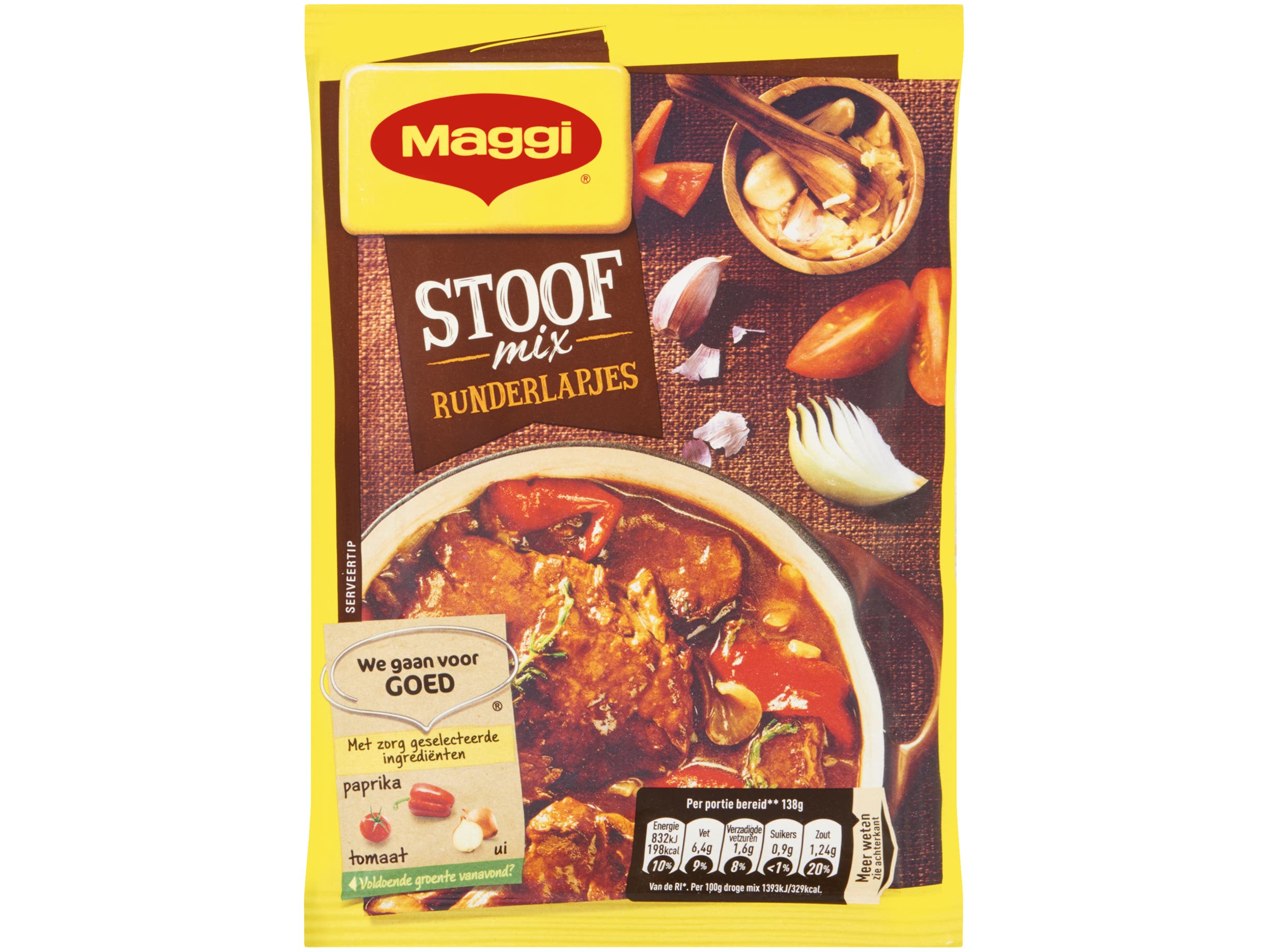Stoofmix voor runderlapjes