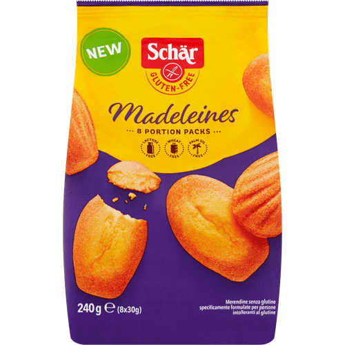 Schär Madeleines cake
