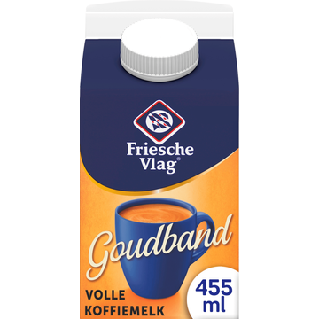 Friesche Vlag Goudband Volle Koffiemelk 455 ml