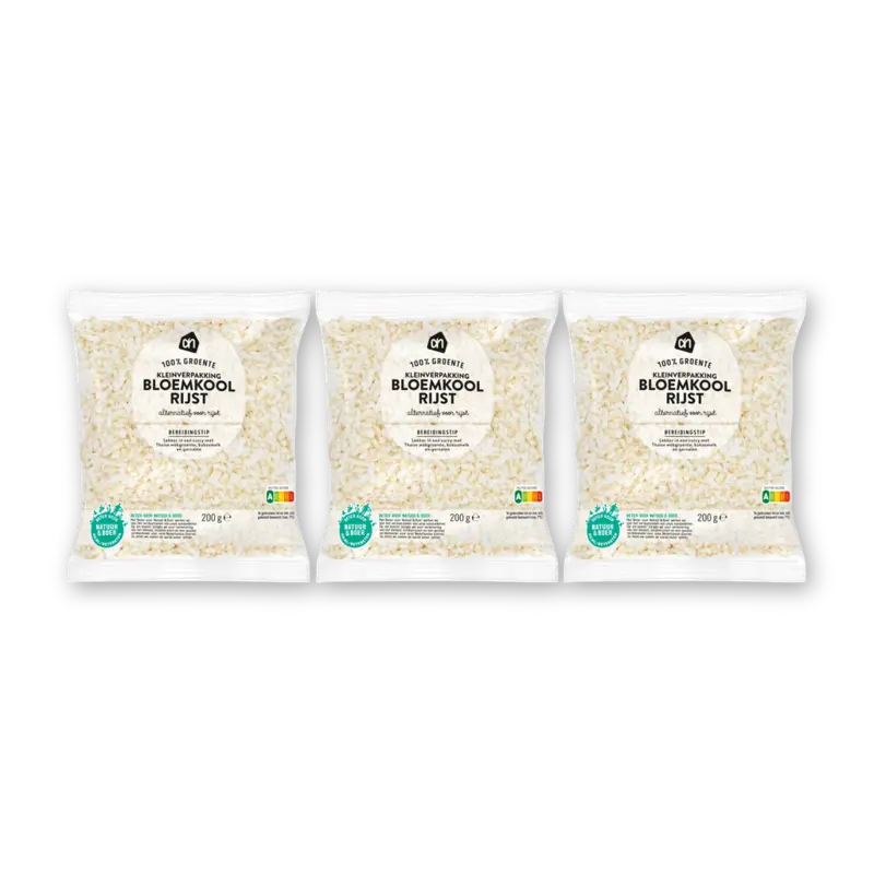 AH Bloemkoolrijst kleinverpakking 3-pack