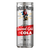 Captain Morgan spiced gold & cola