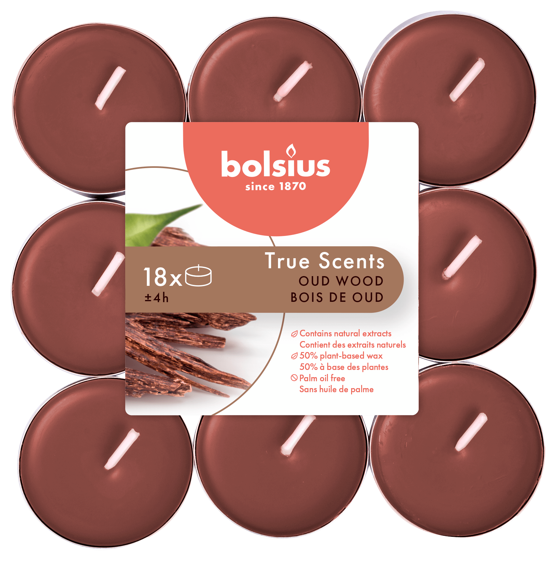 Bolsius Geurtheelicht true scents old wood