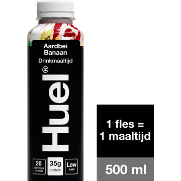 Huel Black Edition Strawberry & Banana Shake 500 ML