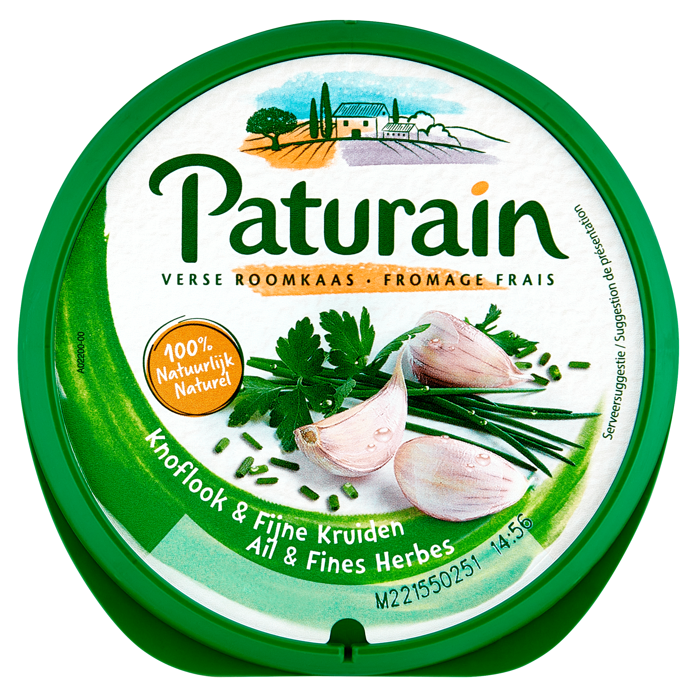 Paturain Roomkaas knoflook & fijne kruiden