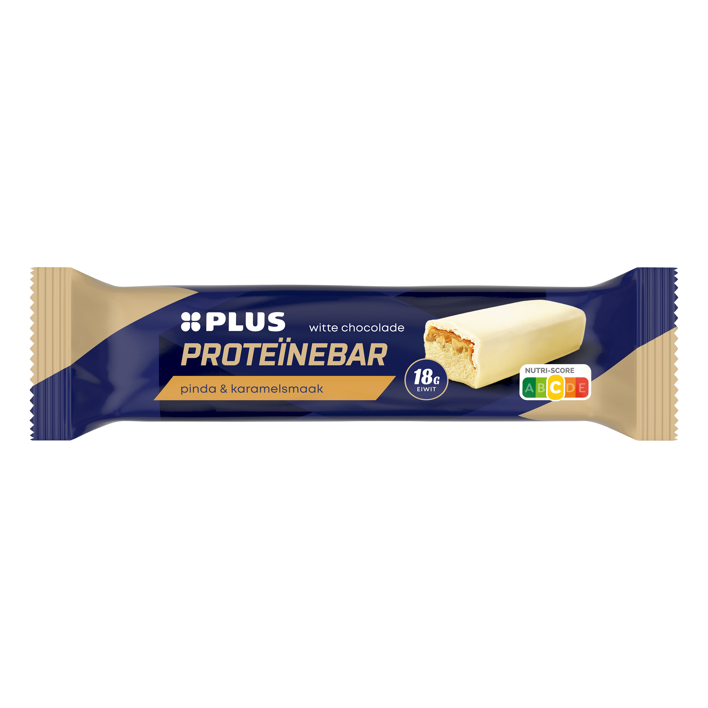 PLUS Proteïne reep choco pinda karamel melk