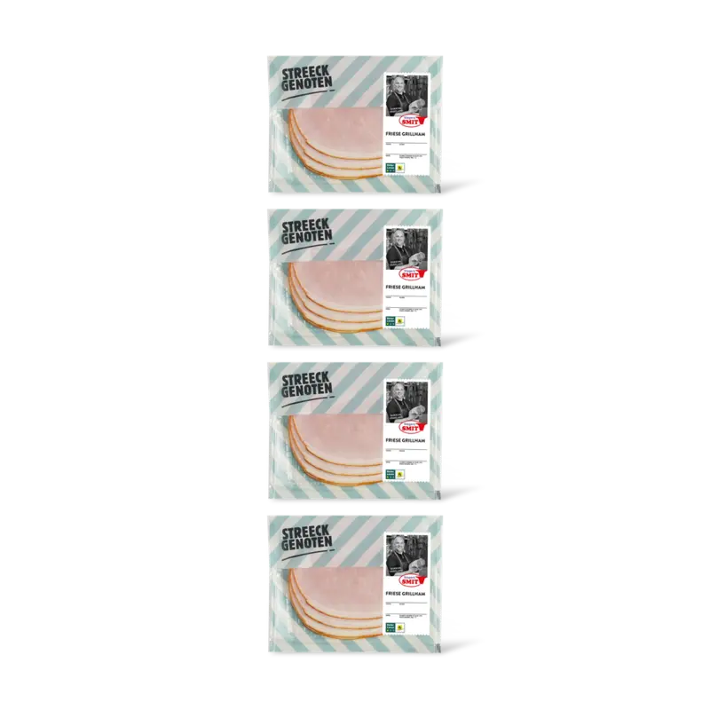 Streeckgenoten riese grillham 4-pack