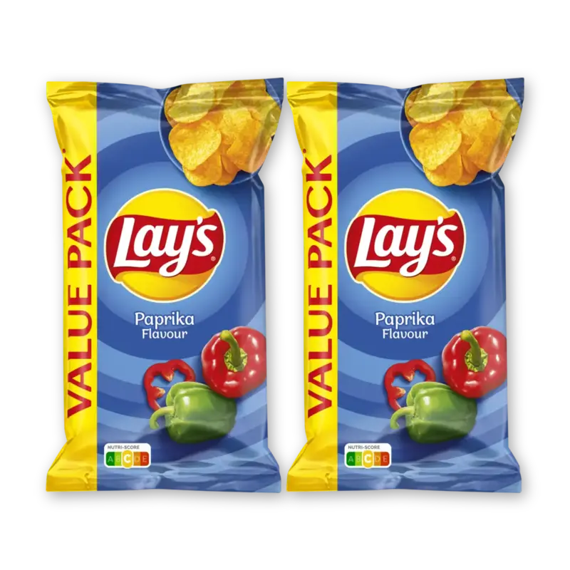Lay's Paprika flavour value pack 2-pack