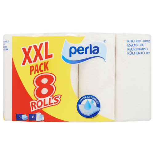 Perla Keukenpapier 8 rollen