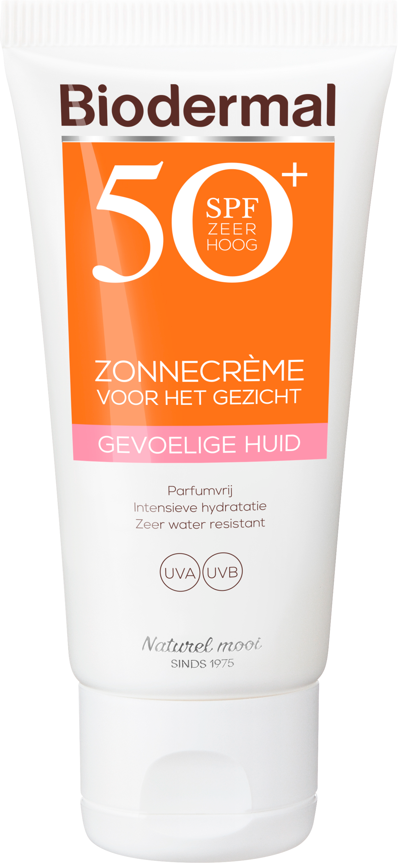 Biodermal Zonnecrème voor het Gezicht Gevoelige Huid SPF50+ 50 ML