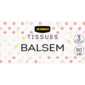 Jumbo Tissues Balsem 3 Laags 80 Stuks