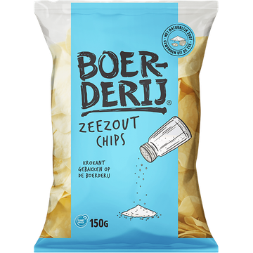 Boerderij Chips Zeezout 150 g