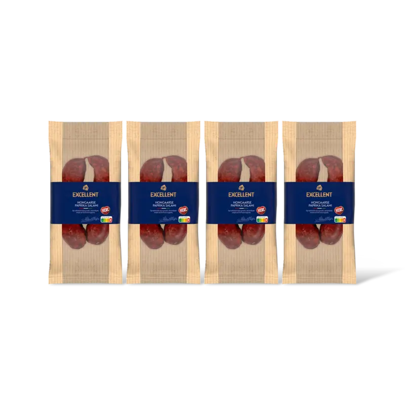 AH Excellent Hongaarse paprika salami 4-pack