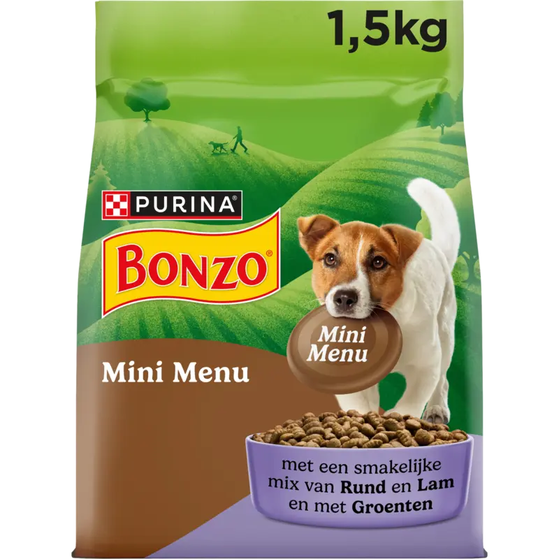 Bonzo Mini menu adult rund en lam