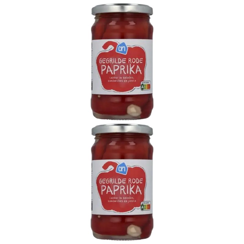 AH Gegrilde rode paprika 2-pack
