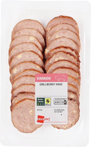 DekaVers Grillworst kaas