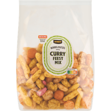 Jumbo Borrelzoutjes Curry Feest Mix 175 g