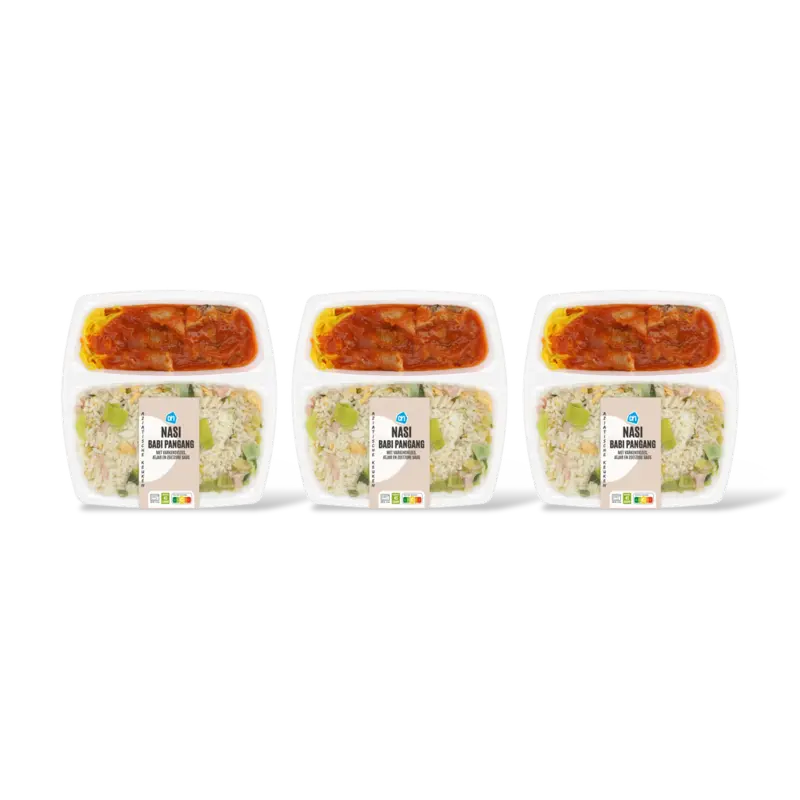 AH Babi pangang & nasi 3-pack