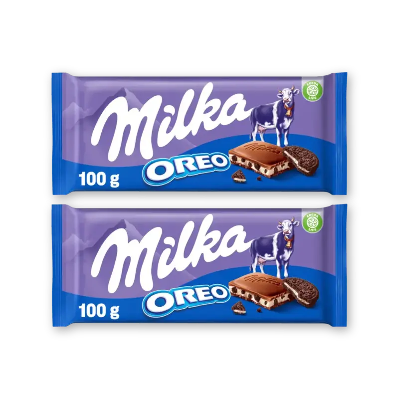 Milka Chocoladereep Oreo 2-pack