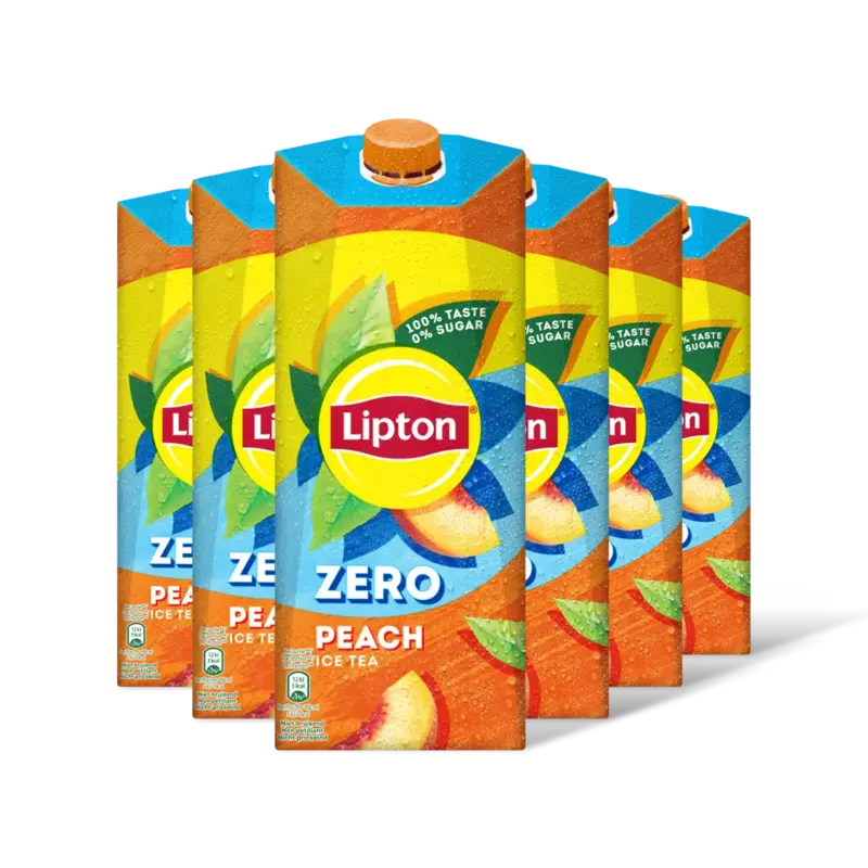 Lipton Ice tea peach zero sugar 6-pack