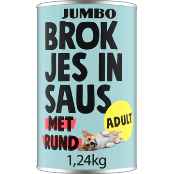Jumbo Brokjes in Saus Adult Rund 1,24 kg